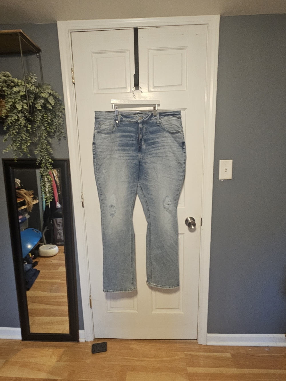 Edgely Light Blue Relaxed Fit Womens Jeans